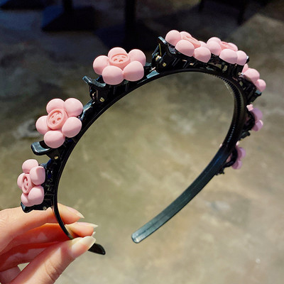 Új Cartoon Hajgumik lányok Fejpánt fonott hajcsat Fejpánt Hajkarika Aranyos hajtűs hajkiegészítők lányoknak