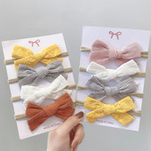 4 bucăți/set bentiță din nailon moale pentru fetiță bentite pentru nou-născut bentițe elastice pentru păr turban pentru copii accesorii pentru păr pentru copii