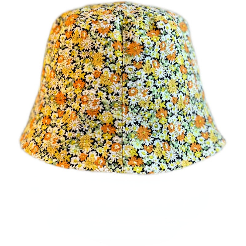 Mali svježi slomljeni cvjetni ribarski šešir Ženski ljetni sklopivi šešir za umivaonik tankog dijela Proljetni i jesenski šeširi za sunčanje na otvorenom