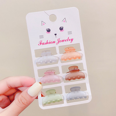 Noi femei Candy Acrilic Agrafă cu gheare mică Cochie de cap Mini agrafe de păr colorate pentru fete Agrafă pentru gheare pentru copii Accesorii de păr