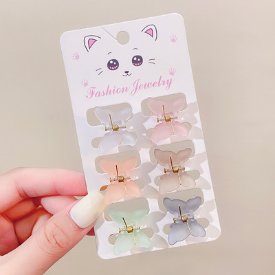 Noi femei Candy Acrilic Agrafă cu gheare mică Cochie de cap Mini agrafe de păr colorate pentru fete Agrafă pentru gheare pentru copii Accesorii de păr