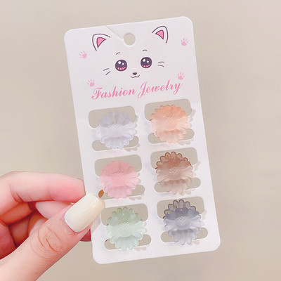 Noi femei Candy Acrilic Agrafă cu gheare mică Cochie de cap Mini agrafe de păr colorate pentru fete Agrafă pentru gheare pentru copii Accesorii de păr