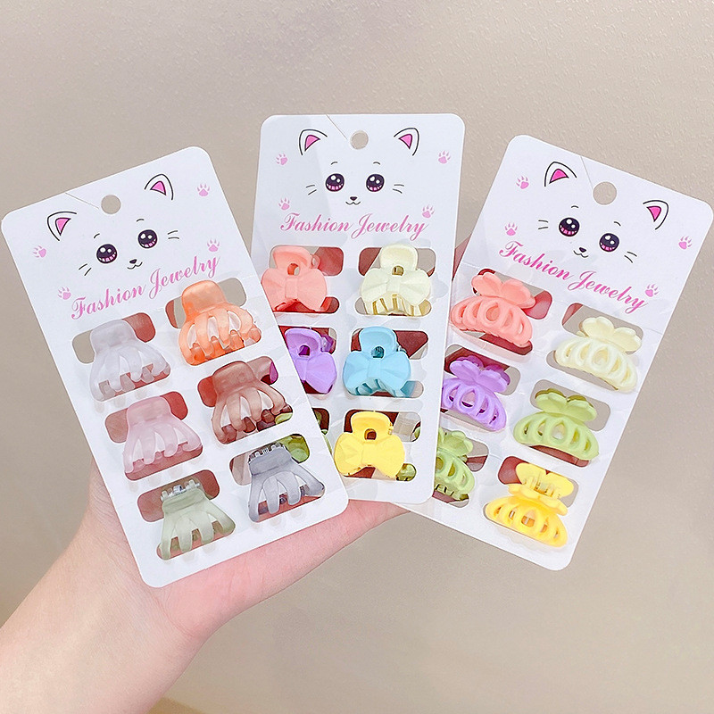 Noi femei Candy Acrilic Agrafă cu gheare mică Cochie de cap Mini agrafe de păr colorate pentru fete Agrafă pentru gheare pentru copii Accesorii de păr