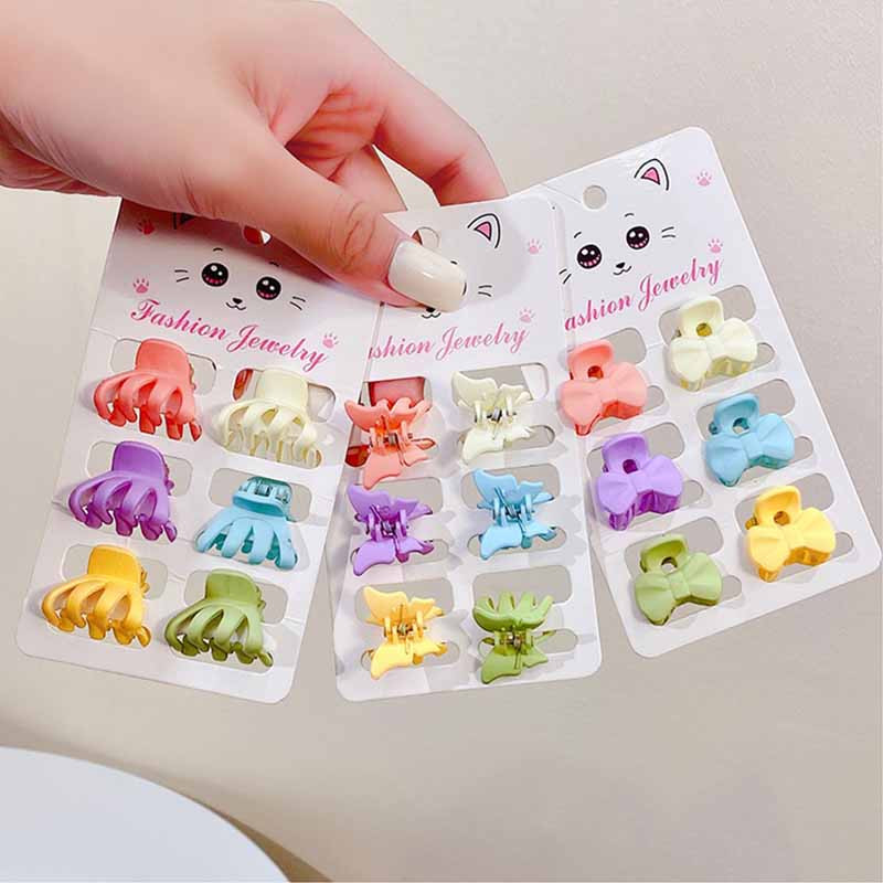 Noi femei Candy Acrilic Agrafă cu gheare mică Cochie de cap Mini agrafe de păr colorate pentru fete Agrafă pentru gheare pentru copii Accesorii de păr