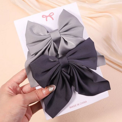 2db/szett Női Lányok Édes virágmintás Csokorcsomó Hajcsat Csíp Hajtű Szalagcsavar Aligátor Klipsz Gyerek Haj Kiegészítők