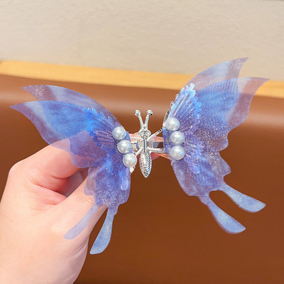 1 DB új mozgó álomszerű pillangó baba hajtűk aranyos lányok hajcsatjai gyerek fejfedők gyerek haj kiegészítők