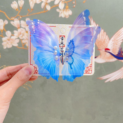 1 DB új mozgó álomszerű pillangó baba hajtűk aranyos lányok hajcsatjai gyerek fejfedők gyerek haj kiegészítők