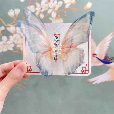 1 DB új mozgó álomszerű pillangó baba hajtűk aranyos lányok hajcsatjai gyerek fejfedők gyerek haj kiegészítők