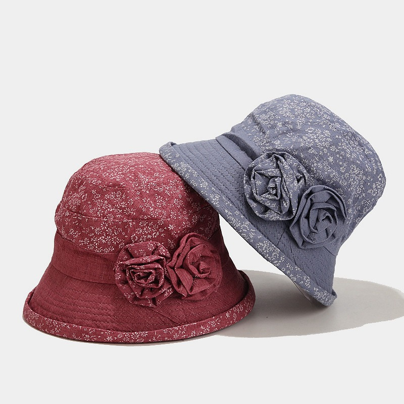 Șapcă de soare pentru femei, pălărie de plajă, de pe malul mării, pălării de protecție solară, șapci pliabile pentru bazin de flori, pălărie de soare vintage pentru femei