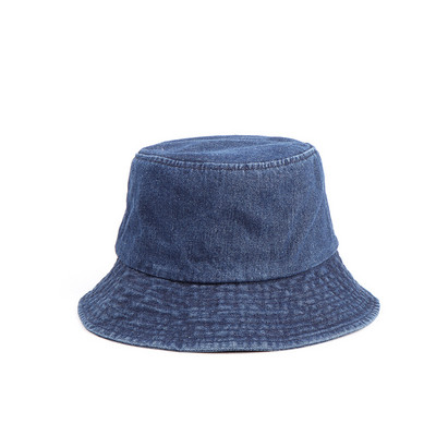 Pălărie pliabilă nouă de pescar, pălărie cu găleată din denim spălat, unisex, șapci Bob, Hip Hop Gorros, pentru bărbați, Panama Fisherman