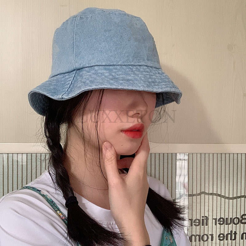 Pălărie pliabilă nouă de pescar, pălărie cu găleată din denim spălat, unisex, șapci Bob, Hip Hop Gorros, pentru bărbați, Panama Fisherman