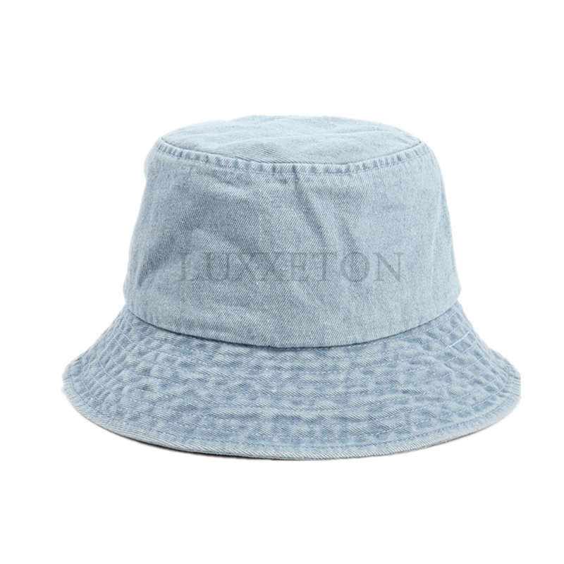 Pălărie pliabilă nouă de pescar, pălărie cu găleată din denim spălat, unisex, șapci Bob, Hip Hop Gorros, pentru bărbați, Panama Fisherman