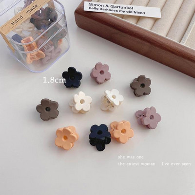 10 buc/cutie Copii Fete Agrafe pentru gheare de păr Mini Agrafe pentru falci din plastic Barrette Accesorii pentru păr la modă pentru copii