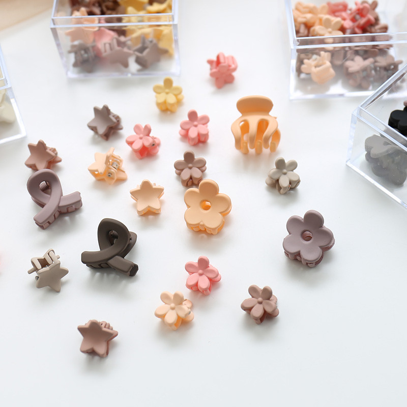 10 buc/cutie Copii Fete Agrafe pentru gheare de păr Mini Agrafe pentru falci din plastic Barrette Accesorii pentru păr la modă pentru copii