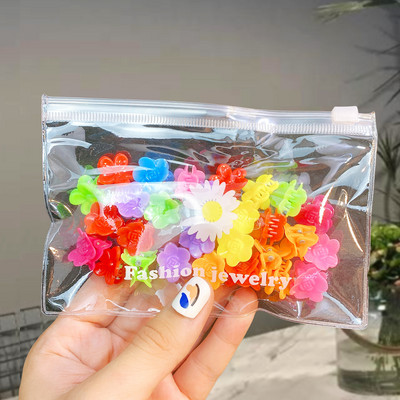 30 vnt./pak. Naujas mielas mišrios spalvos drugelis mini plaukų segtukai plaukų papuošalai plaukų nagai vaikų madingi plaukų aksesuarai