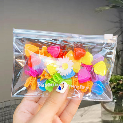 30 vnt./pak. Naujas mielas mišrios spalvos drugelis mini plaukų segtukai plaukų papuošalai plaukų nagai vaikų madingi plaukų aksesuarai