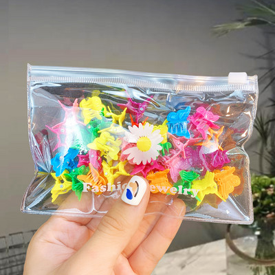 30 vnt./pak. Naujas mielas mišrios spalvos drugelis mini plaukų segtukai plaukų papuošalai plaukų nagai vaikų madingi plaukų aksesuarai