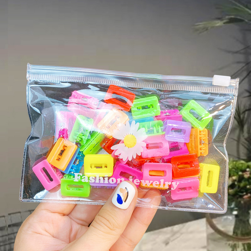 30 vnt./pak. Naujas mielas mišrios spalvos drugelis mini plaukų segtukai plaukų papuošalai plaukų nagai vaikų madingi plaukų aksesuarai