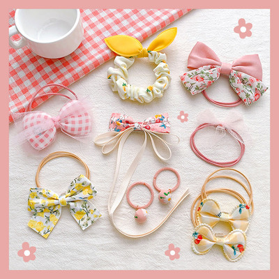 Bērnu matu virve meitenei taurīte matu kaklasaite matu aplis elastīga lente matu kaklasaite elastīga lente maza meitene elastīga matu lente matu aksesuāri