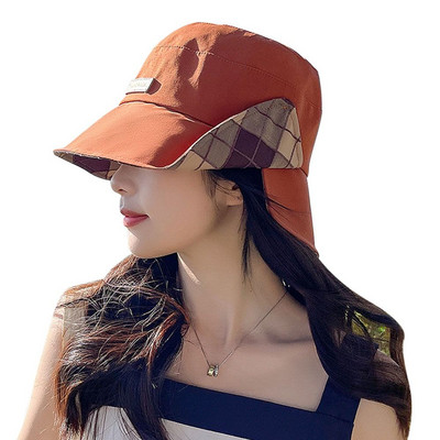 Modni šeširi za sunčanje Ženske pamučne ljetne ribarske kape Tinejdžerski šešir za sportski ribolov na otvorenom Panama šešir