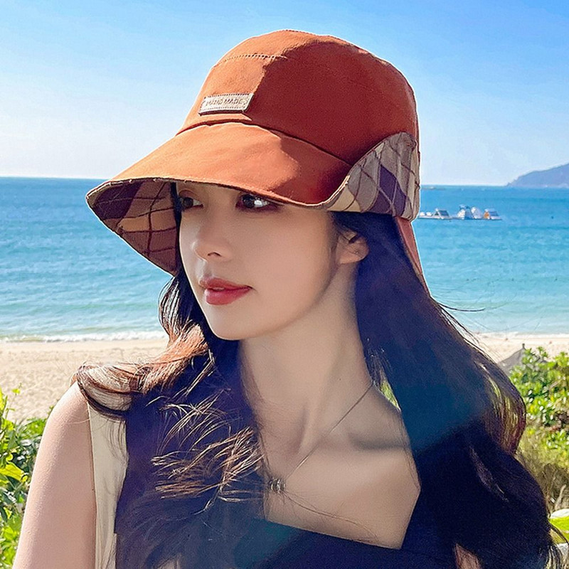 Modni šeširi za sunčanje Ženske pamučne ljetne ribarske kape Tinejdžerski šešir za sportski ribolov na otvorenom Panama šešir