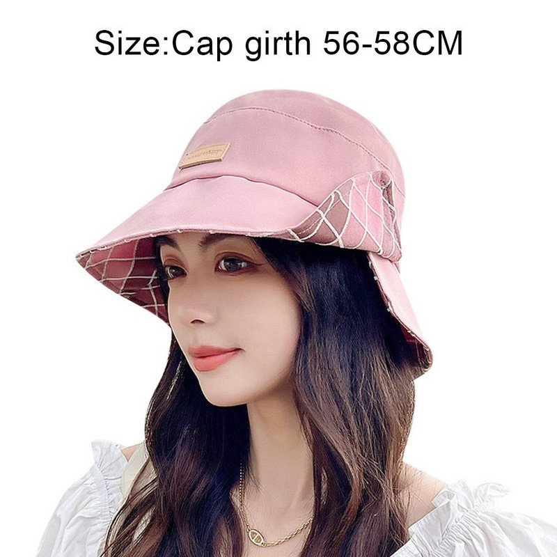 Modni šeširi za sunčanje Ženske pamučne ljetne ribarske kape Tinejdžerski šešir za sportski ribolov na otvorenom Panama šešir