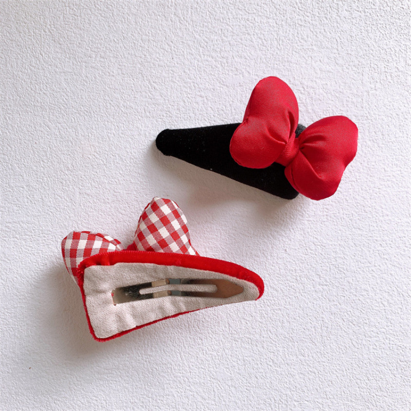2022. Nova modna korejska slatka princeza Ukosnice s kravatom Dječja slatka crvena karirana mašna Gumica za kosu Uže za kosu Dodaci za kosu