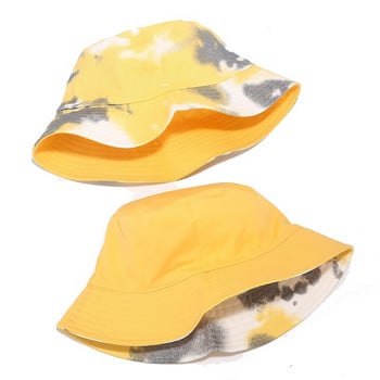 Νέο Tie-dye Fisherman Hat Ανδρικά Γυναικεία Μόδα Λεκάνης διπλής όψης Καπέλο για ξαπλώστρες για άνοιξη και καλοκαίρι