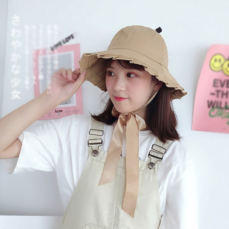 Moteriška vasaros kepurė Moteriška mada Vasaros moteriška kepurė nuo saulės Kibiro kepurė Miela, masyvi lankas, suvarstoma, raukinama skrybėlė