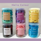 30/50 kom. Elastične trake za kosu Vezica za konjski rep Šarene gumice za kosu Elastique Femme Dodaci za kosu za djevojčice 머리끈