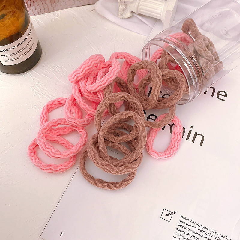 30/50 kom. Elastične trake za kosu Vezica za konjski rep Šarene gumice za kosu Elastique Femme Dodaci za kosu za djevojčice 머리끈