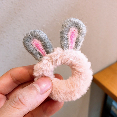 1 buc inel drăguț de păr urechi de iepure cap frânghie broască toc de păr accesorii de păr pentru femei fete inele de păr din desene animate