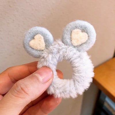 1 buc inel drăguț de păr urechi de iepure cap frânghie broască toc de păr accesorii de păr pentru femei fete inele de păr din desene animate