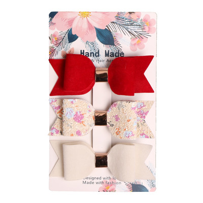 3 komada sirena 9x3 cm mašne za kosu Svjetlucava kopča za kosu Ružičasto zlato Svjetlucava kožna lijepa traka za glavu Ukosnice Princess Party ukras