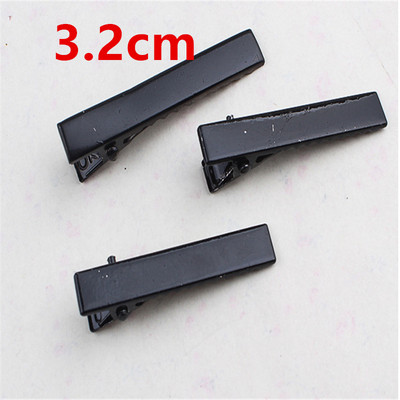 50 vnt. / part. Korėjietiško stiliaus moteriškų plaukų aksesuarai rankų darbo „pasidaryk pats“ plaukų segtukas, paprastas juodas ančiuko plaukų segtukas „Barrette“ plaukų segtukas