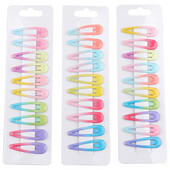 20 db/tétel Színátmenetes cukorka dupla színű hajtű Koreai divat női hajkiegészítők édes BB hajcsattok lányok fejdísz fejfedő