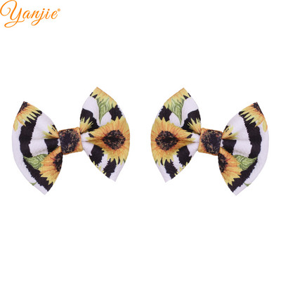 YANJIE O pereche 2021, imprimat la modă, țesătură cu glonț, stil de păr, pentru fete, 2021, accesorii pentru păr, bricolaj, agrafă de păr