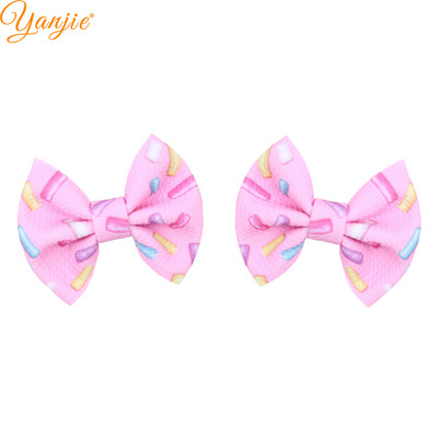 YANJIE O pereche 2021, imprimat la modă, țesătură cu glonț, stil de păr, pentru fete, 2021, accesorii pentru păr, bricolaj, agrafă de păr