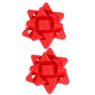 2 bucăți/set agrafe de păr cu panglică cu grosgrain de Crăciun pentru fetițe, agrafe cu flori, agrafe pentru festival, accesorii pentru păr
