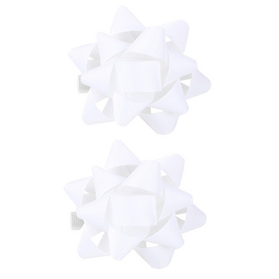 2 bucăți/set agrafe de păr cu panglică cu grosgrain de Crăciun pentru fetițe, agrafe cu flori, agrafe pentru festival, accesorii pentru păr