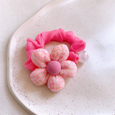 2023 de primăvară, nouă modă coreeană, accesorii de păr pentru copii, fetiță dulce, frumoasă, colorată, cu paiete, frânghie de păr pentru intestinul subțire