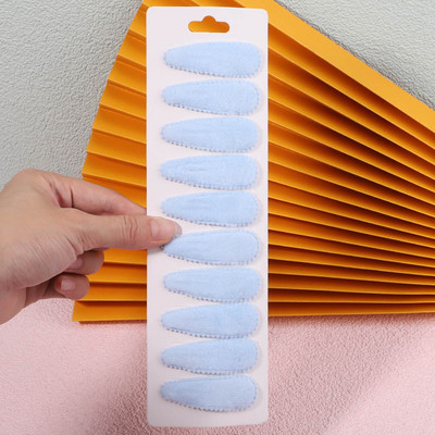 10db/szett női tömör plüss vízcsepp formájú hajkapcsok cuki lányoknak csíptetős Hajtűcsavarok fejfedők gyerekeknek hajkiegészítők