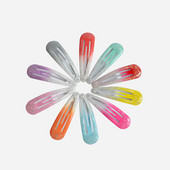 20 vnt./pora Plaukų aksesuarai Milteliai Varvantys plaukų segtukai Gradiento spalva Barrette Korėjos plaukų segtukai Dažai Galvos apdangalai Plaukų segtukai mergaitėms