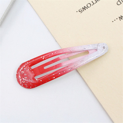 20 vnt./pora Plaukų aksesuarai Milteliai Varvantys plaukų segtukai Gradiento spalva Barrette Korėjos plaukų segtukai Dažai Galvos apdangalai Plaukų segtukai mergaitėms