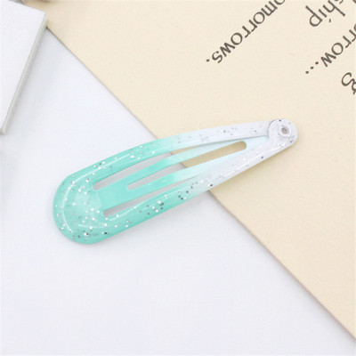 20 vnt./pora Plaukų aksesuarai Milteliai Varvantys plaukų segtukai Gradiento spalva Barrette Korėjos plaukų segtukai Dažai Galvos apdangalai Plaukų segtukai mergaitėms