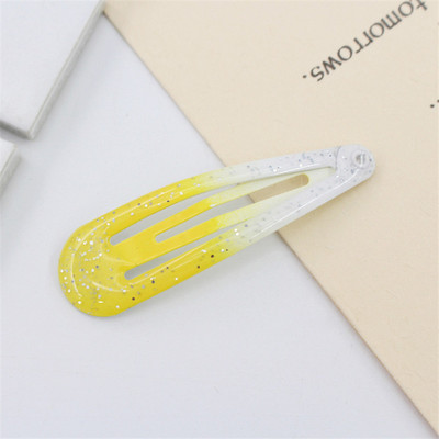 20 vnt./pora Plaukų aksesuarai Milteliai Varvantys plaukų segtukai Gradiento spalva Barrette Korėjos plaukų segtukai Dažai Galvos apdangalai Plaukų segtukai mergaitėms