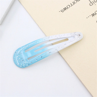 20 vnt./pora Plaukų aksesuarai Milteliai Varvantys plaukų segtukai Gradiento spalva Barrette Korėjos plaukų segtukai Dažai Galvos apdangalai Plaukų segtukai mergaitėms