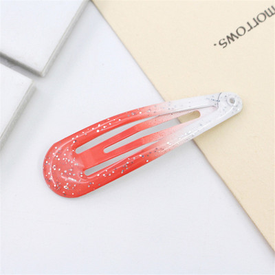 20 vnt./pora Plaukų aksesuarai Milteliai Varvantys plaukų segtukai Gradiento spalva Barrette Korėjos plaukų segtukai Dažai Galvos apdangalai Plaukų segtukai mergaitėms