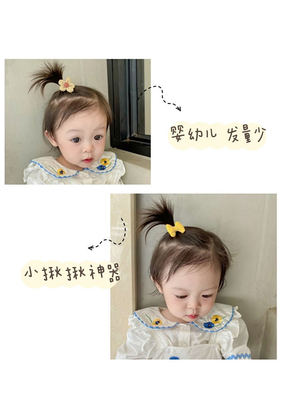 Elastične gumice za kosu za djevojčice 5 kom./vrećici Gumice za kosu s cvjetićima Užad za malu djecu Mašnice Rezalice za kosu Dodaci za kosu za djevojčice