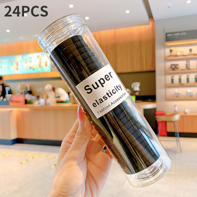 300 kom/kutiji Gumice za kosu u boji slatkiša Gumice za djevojčice Gumice za kosu Traka za kosu Držač za konjski rep Škrunci Prsteni za kosu Dodaci